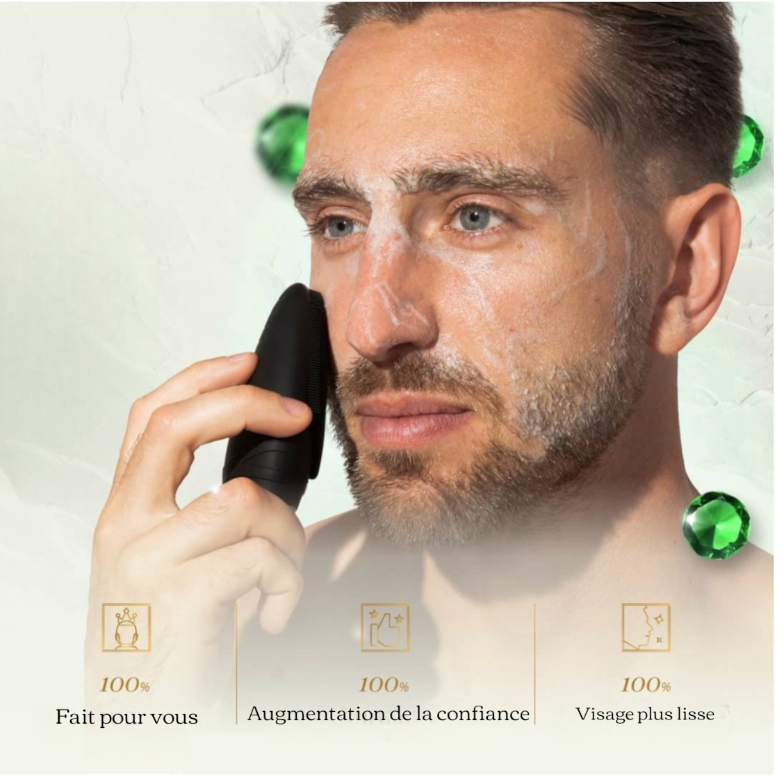 LumI™ | brosse vibrante pour le visage